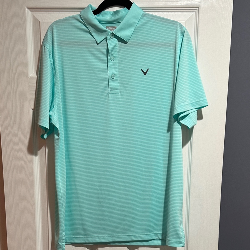 Callaway Men's Aqua Polo Shirt